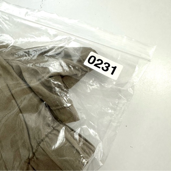 OAT Women's Sz XS 100% Lyocell Drawstring High-Waisted Casual Shorts Olive Green - Picture 9 of 9